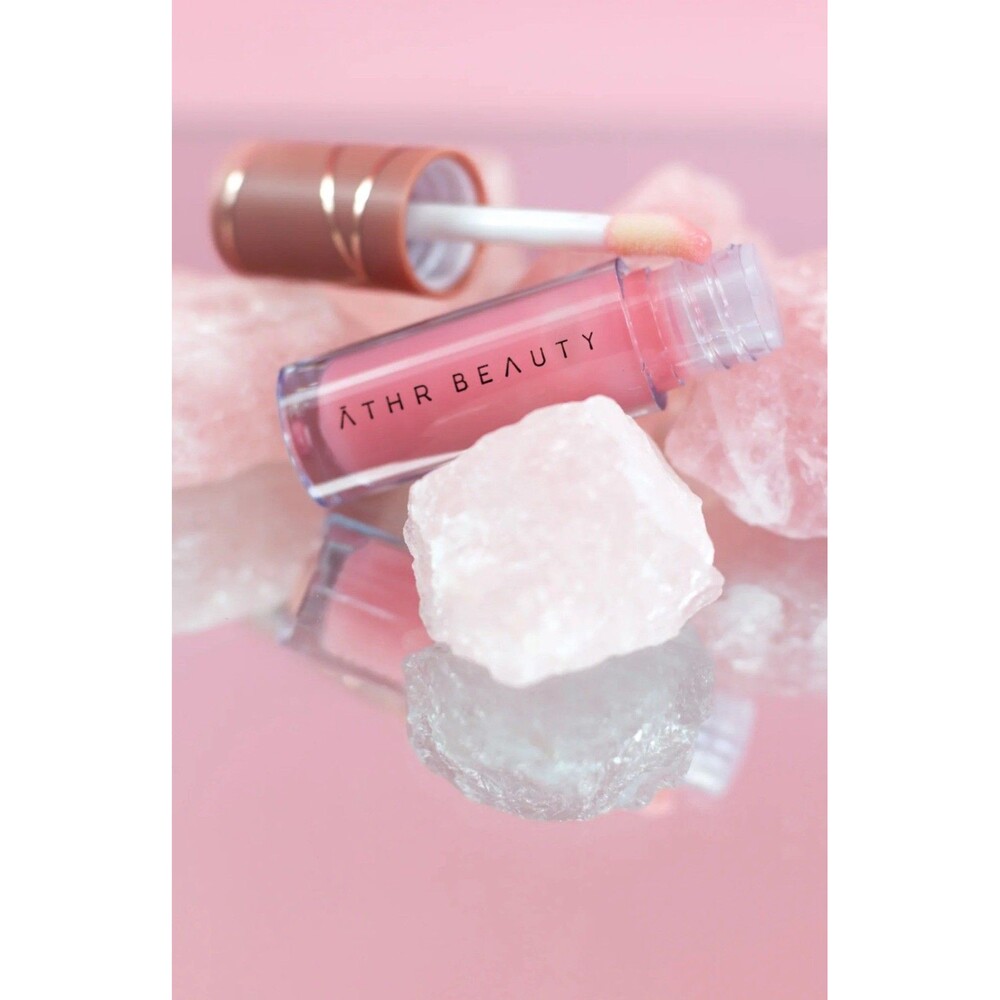 ATHR BEAUTY Lip Gloss Crystal Infused Celestial Quartz Color .07 fl oz  SEALED